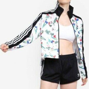 Adidas Women’s Size L AOP Multi Track Top Jacket